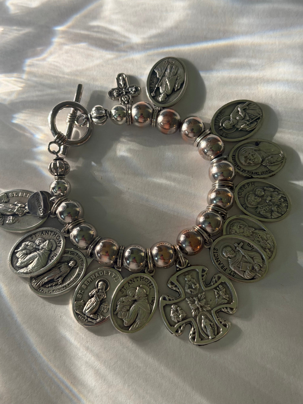 Saints Charm Bracelet