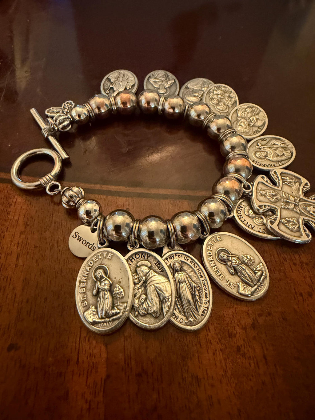 Saints Charm Bracelet