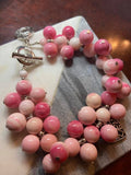 Pink Swirl Conch Jingle Bracelet