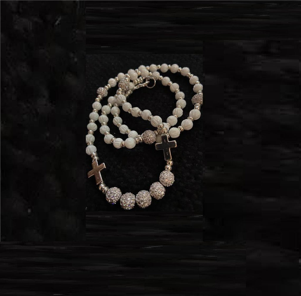 Sparkle Sanctus Necklace & Miraculous Medal ! Sit Dominus vobiscum