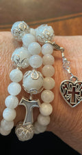 Rosary Bracelets Five Decade Rosary with Marker Clasp