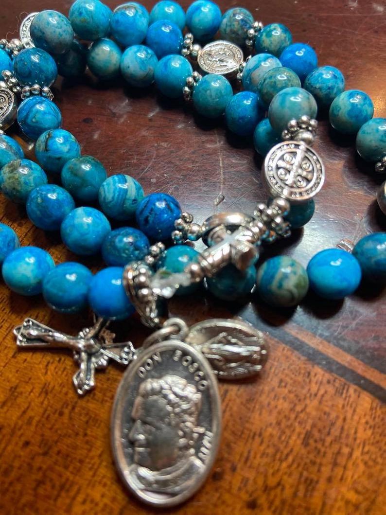 Rosary Bracelets Five Decade Rosary with Marker Clasp